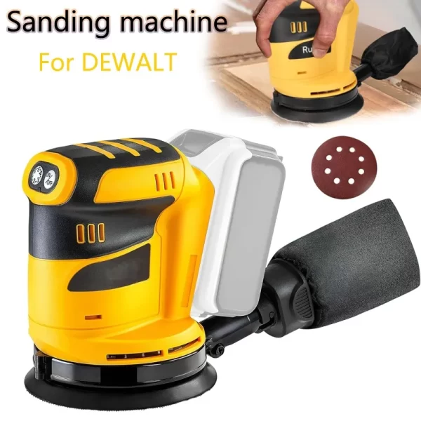 for Dewalt 110000RPM Brushless  Orbital Sander Grinder Wood Metal Waxing Polishing Dewalt 20V Battery