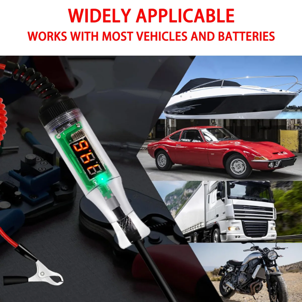 6V-24V 5V-90V Circuit Tester Digital Test Lamp Probe Pen Lamp Automotive Truck Voltage Circuit Test Pen - Image 6