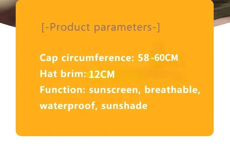 New Sun Protection Fishing Hat Summer Breathable Mesh Camping Hiking Caps Anti-UV Sun Hat - Image 18