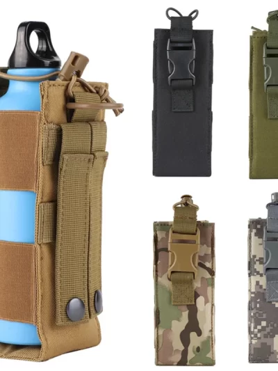 Molle Water Bottle Holster Pouch Canteen Kettle Holder EDC Tool Waist Bag