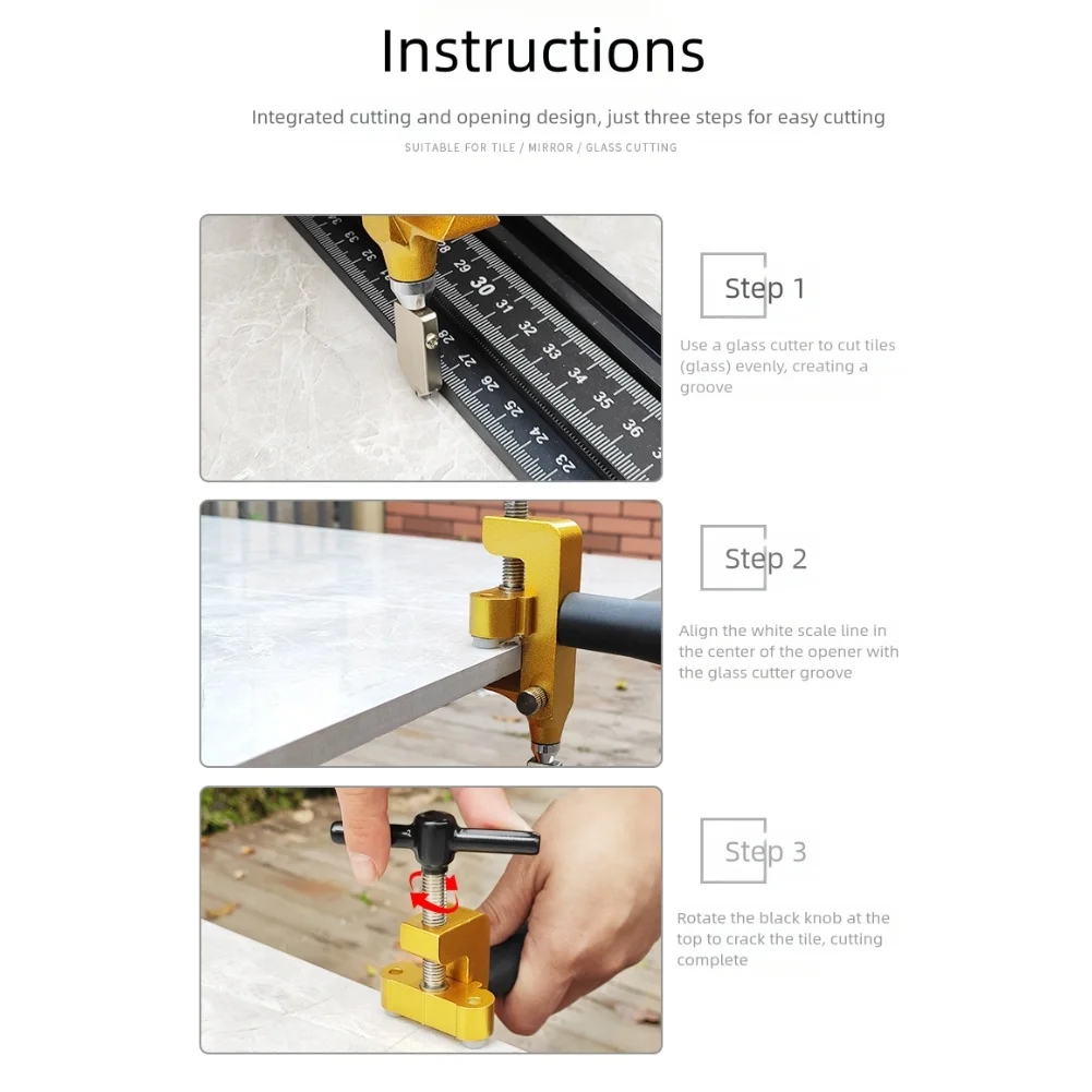 Glass Ceramic Tile Cutter Ceramic Floor And Porcelain Cutter Ceramic Cutting Scratcher For Glass - Image 5
