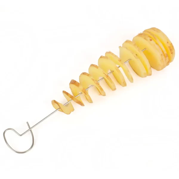 1Set Stainless Steel Plastic Rotate Potato Slicer Twisted Potato Spiral Slice Cutter - Image 19