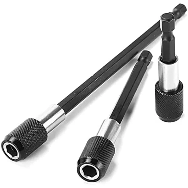 60/100/150mm Hexagonal Quick-release Self-locking Extension Rod Electric Drill Driver - Image 13