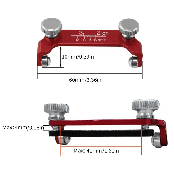 Chisel Sharpener, Fixed Angle Sharpener Made Of Aluminum, Fixed Angle Knife Chisel Sharpener - Image 9