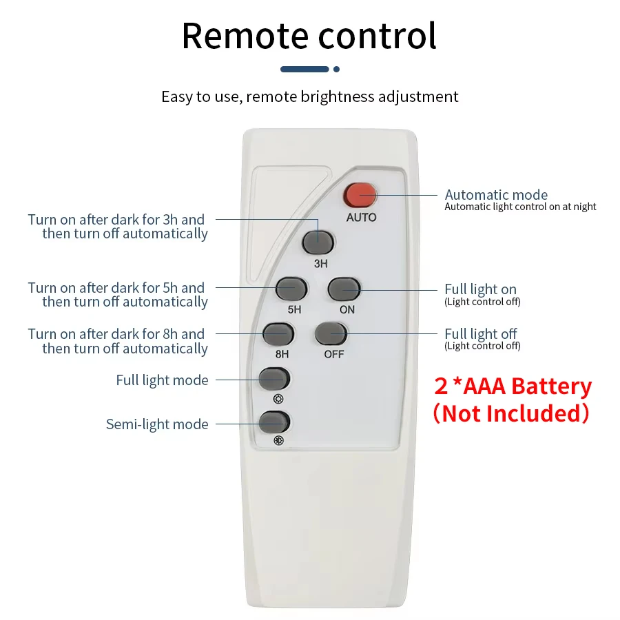 300W Solar Lamp Outdoor Waterproof Spotlights Solar Lights Remote Control Solar Floodlight - Image 5