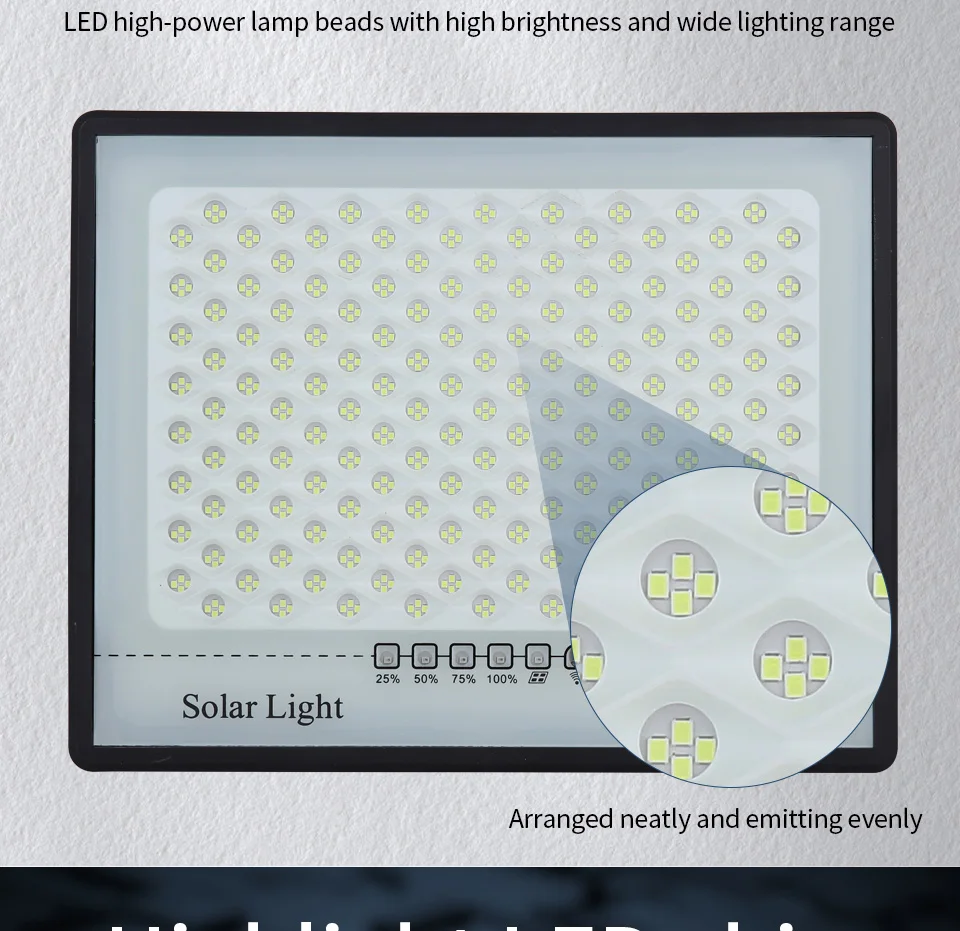 300W Solar Lamp Outdoor Waterproof Spotlights Solar Lights Remote Control Solar Floodlight - Image 12