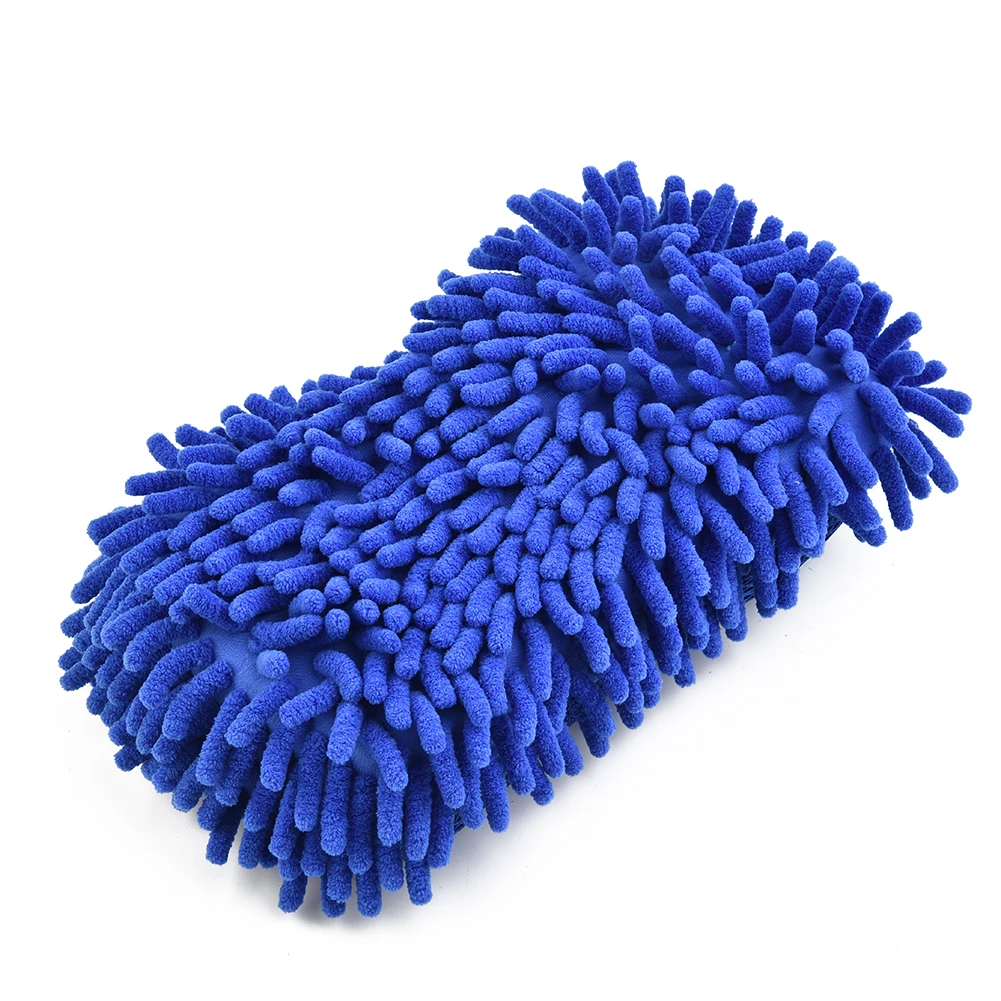 Car Wash Microfiber Chenille Car Wash Sponge Care Washing Brush Pad - Image 4