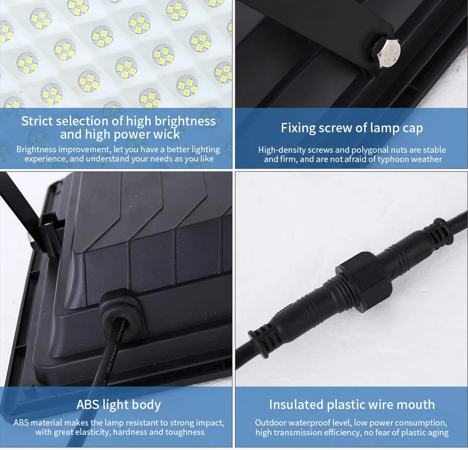 300W Solar Lamp Outdoor Waterproof Spotlights Solar Lights Remote Control Solar Floodlight - Image 21