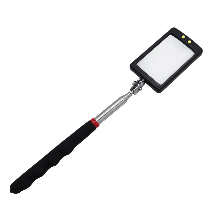 Automobile Chassis Endoscope 360°Telescoping Mirrors Angle LED Light Magnification Inspection Mirror - Image 7