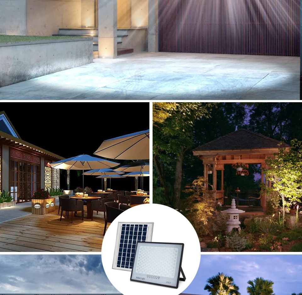 300W Solar Lamp Outdoor Waterproof Spotlights Solar Lights Remote Control Solar Floodlight - Image 24