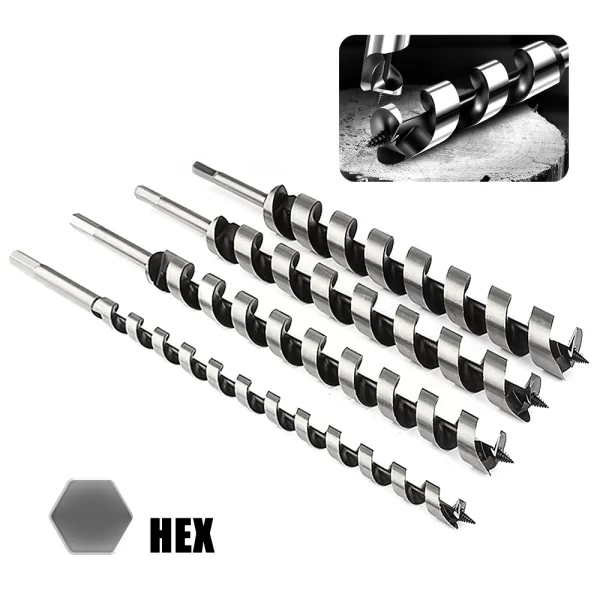 1PC Woodworking Roller Drill 230mm 300mm Long Hexagonal Handle