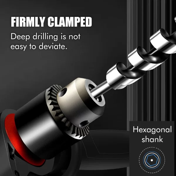 1PC Woodworking Roller Drill 230mm 300mm Long Hexagonal Handle - Image 3
