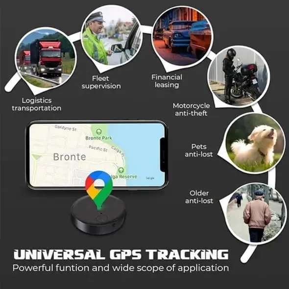 3pcs Mini GPS Tracker Anti-lost, GPS Tracker Strong Car Tracking Anti-Lost Mini Worldwide Smart Key Finder Locator - Image 3