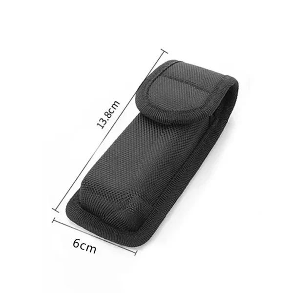 Black Sheath Fold Knife Plier Bag Pouch Case Sheath Nylon Belt Loop Pocket Carry Storage Flashlight Holder Waist Pack - Image 13