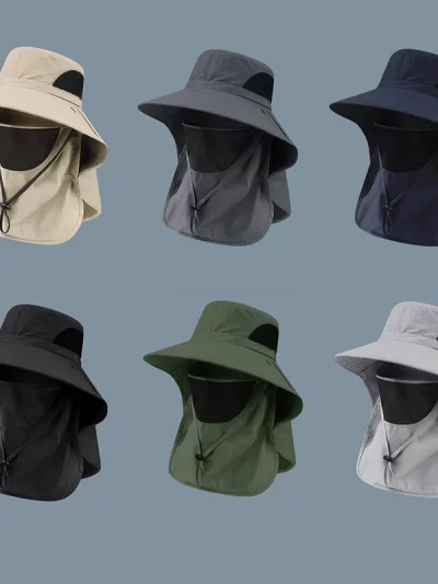 Summer Sun Hats UV Protection Outdoor Hunting Fishing Cap For Men Women