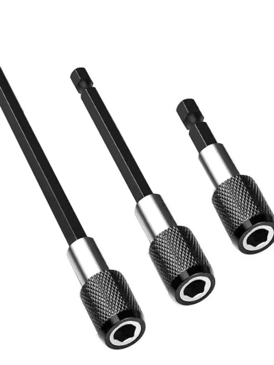 60/100/150mm Hexagonal Quick-release Self-locking Extension Rod Electric Drill Driver
