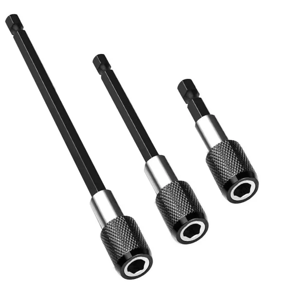 60/100/150mm Hexagonal Quick-release Self-locking Extension Rod Electric Drill Driver