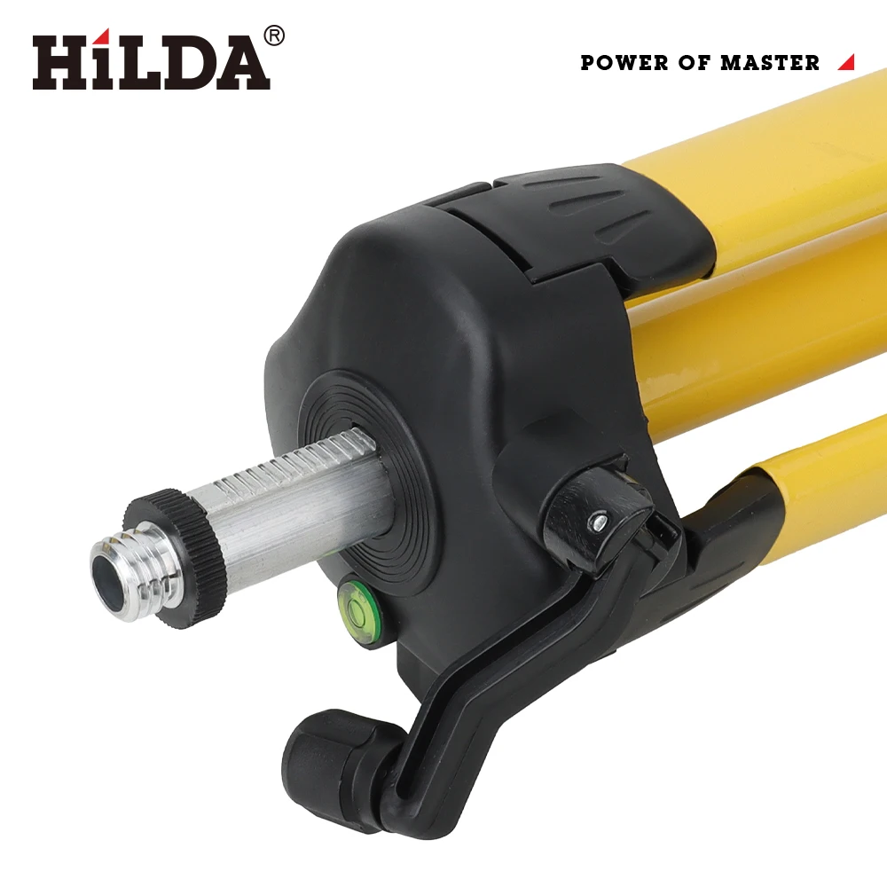 HILDA 1.2M/1.5M 5/8 Inch Adjustable Height Thick Ferroalloy Tripod Laser Level Stand Base for Self Leveling - Image 13
