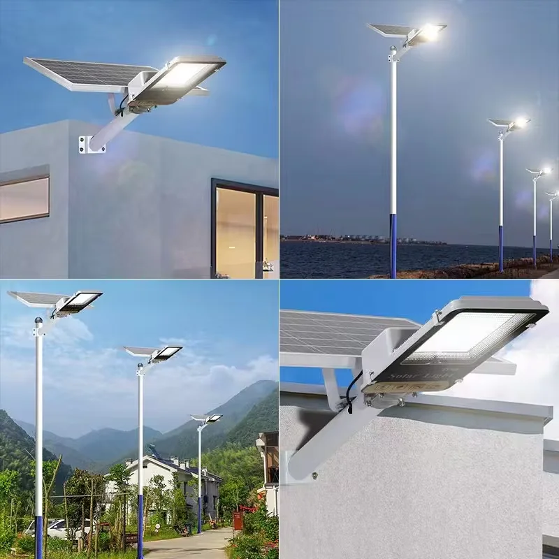 Aluminum 8000mah High Power Solar Light Outdoor Solar Street Light Waterproof Street Light - Image 6