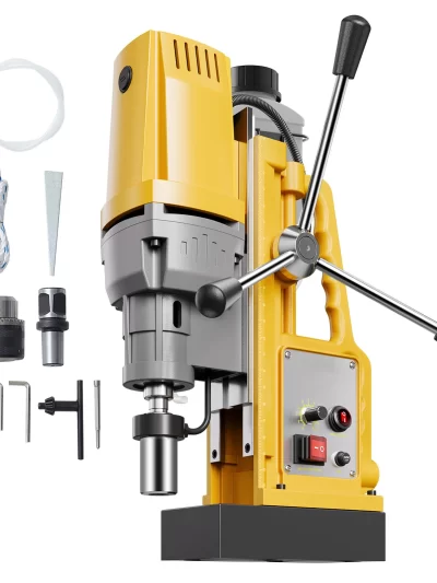 SucceBuy Magnetic Drill Boring Diameter Portable Electric Mag Drill Press Drilling Machine