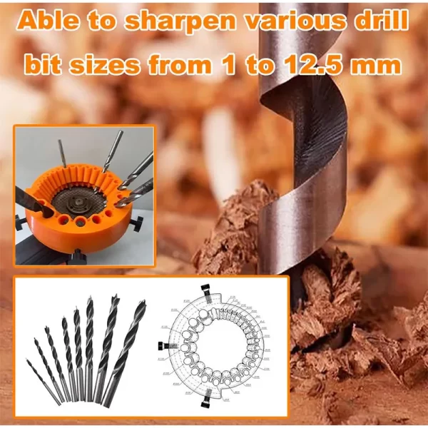 Upgrade 118 Degree Angle Grinder Drill Bit Sharpener - Image 21