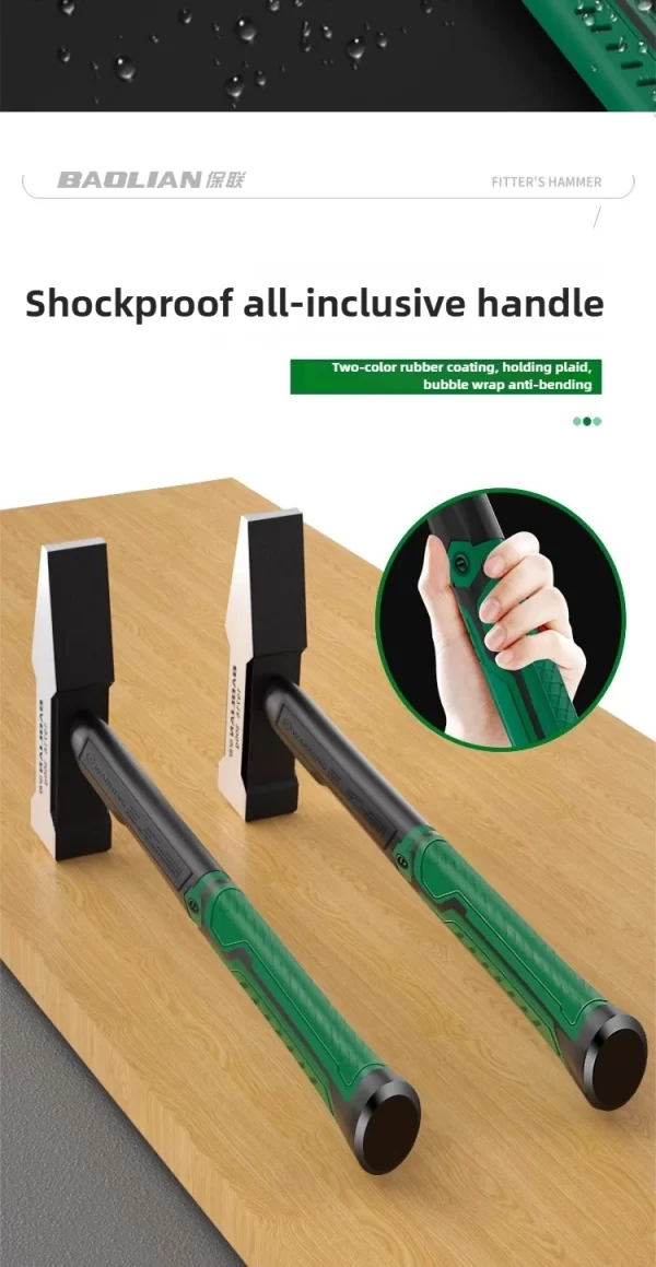 Hardware Tools, Building Decoration, Flat Head Hammer 200g, Plastic Coated Duckbill Hammer - Image 21