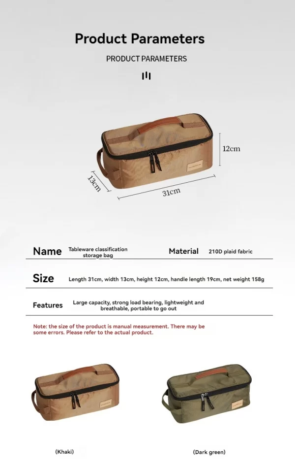 SUNDICK Tableware Classification Storage Bag, Stove Head Gas Cylinder Storage Bag, Miscellaneous Bag, Handheld Sorting Bag - Image 10