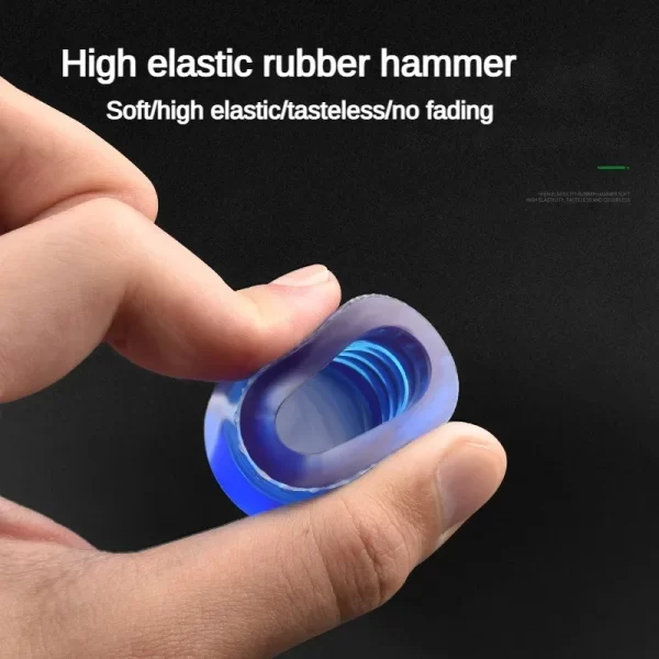 1 double headed installation hammer, 25mm to 45mm rubber hammer with rubber handle - Image 3