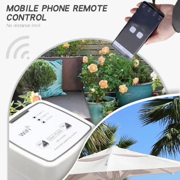 WIFI Intelligent Watering Device Double Pump Timed Automatic Drip Irrigation System - Image 16