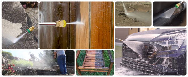 SucceBuy Gas Pressure Washer 3600 PSI 2.6 GPM Gas Powered Pressure Washer with Copper Pump Spray Gun and Extension Wand 5Nozzles - Image 12