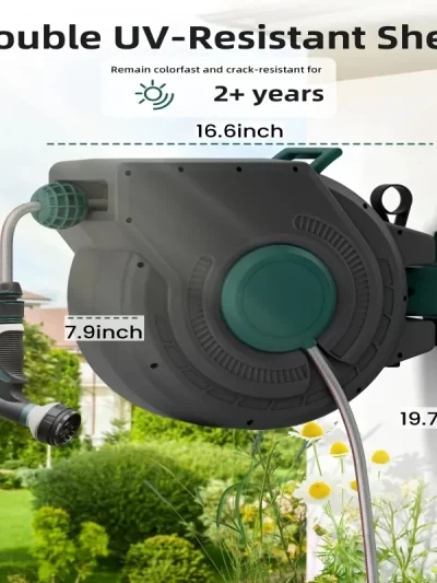 Automatic pipe retractor The automatic water recovery device is suitable retractable hose reel