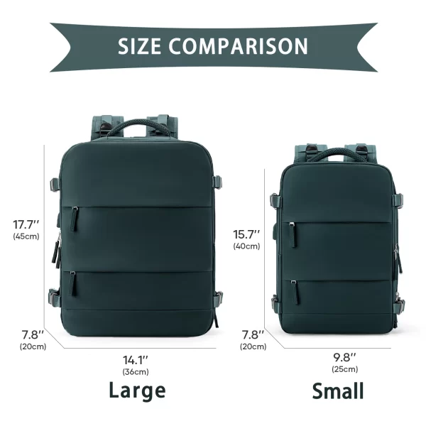 Easyjet Cabin Bag 45x36x20 Backpack, 40x20x25 Ryanair Carry-Ons, Women/Men Aeroplane Travel Backpack - Image 13