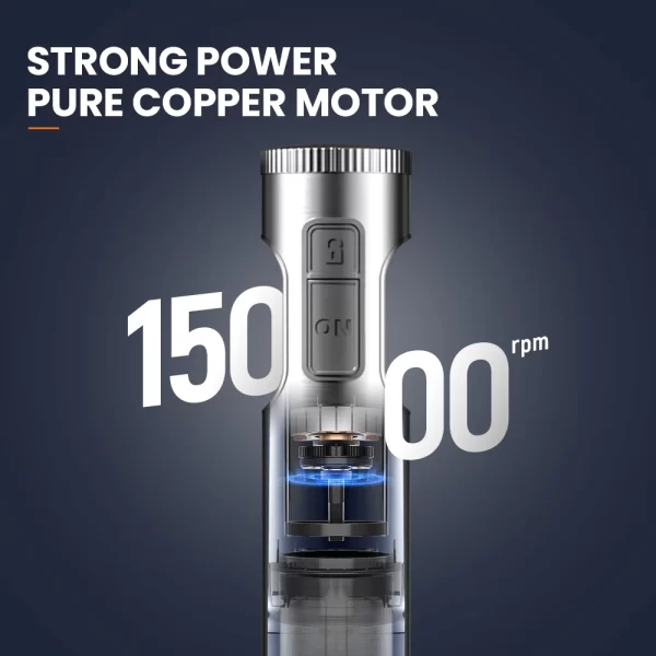 ROUNY 4-in-1 Hand Immersion Blender 1000W Powerful, Stainless Steel Stick Food Mixer - Image 9