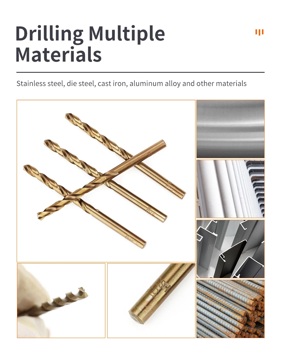 Cobalt High Speed Steel Twist Drill Bit M35 Stainless Steel Tool Set Of Drills Accessories For Metal Stainless Steel Drilling - Image 26
