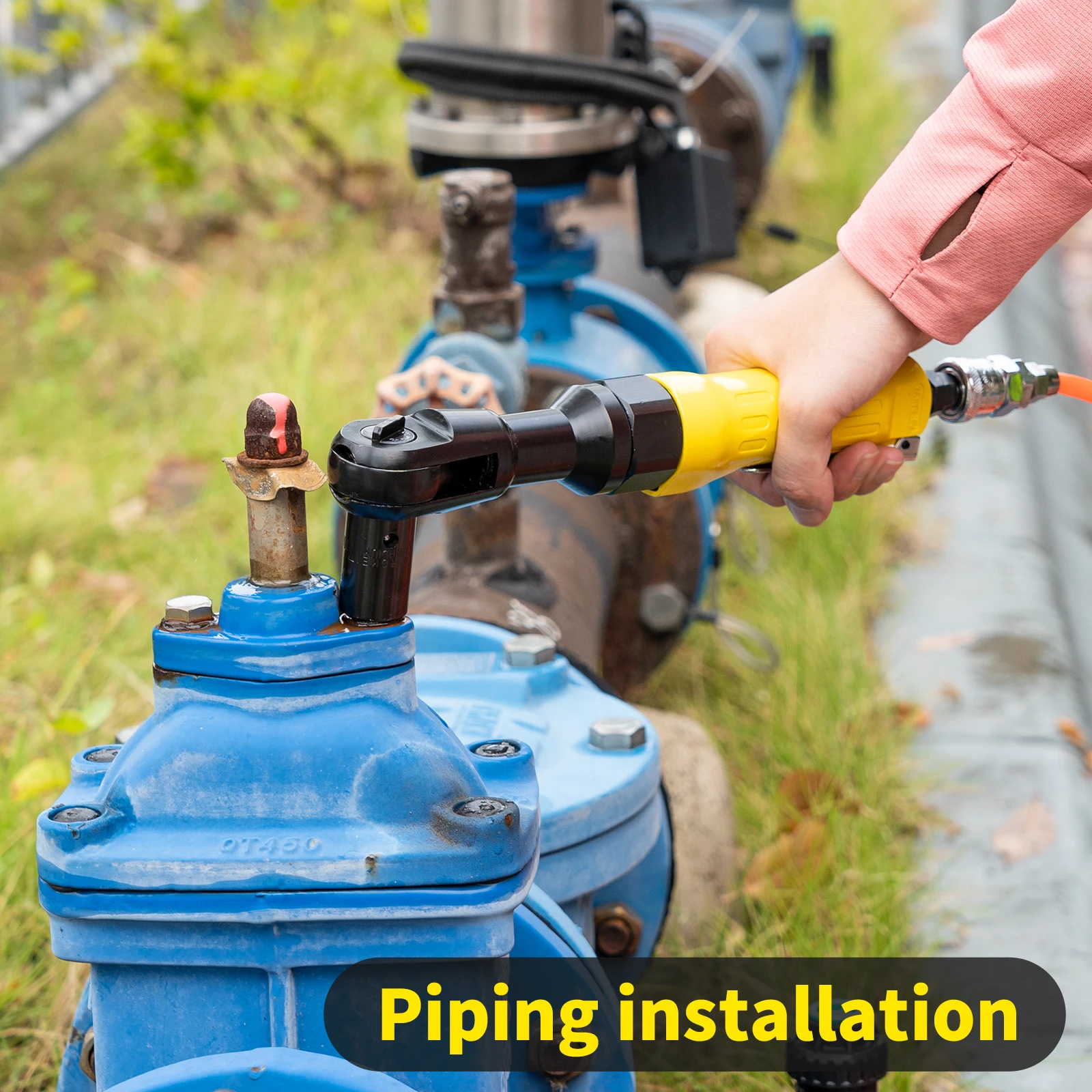 1/2 3/8 1/4 Inch Pneumatic Wrench Air Ratchet Air Wrench Pneumatic Tools Spanners Air Tools With A EU Connector - Image 5