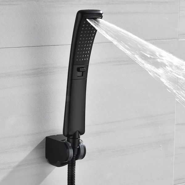 Waterfall 2 Function Hand Held Shower Head High Pressure Rain Shower Sprayer Set Water Saving - Image 5