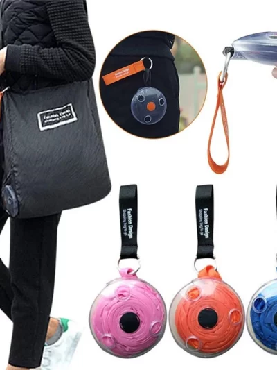 Multifunctional Shopping Storage Bag, Eco, Reusable, Super Small, Portable, Folding,