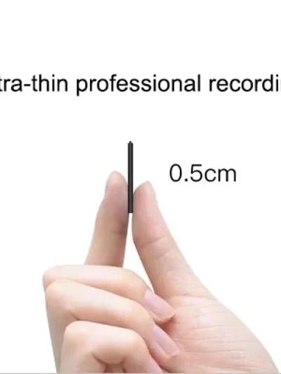 Ultra-Thin Tiny Mini Voice Recorder 4-32GB Digtal Professional Sound Activated Dictaphone Noise Reduce Record 8GB MP3 Player