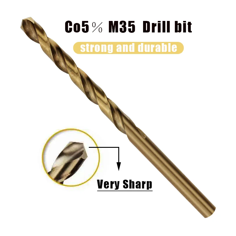Cobalt High Speed Steel Twist Drill Bit M35 Stainless Steel Tool Set Of Drills Accessories For Metal Stainless Steel Drilling - Image 4
