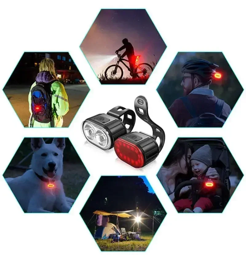 Ultra-bright Bicycle Lights Suitable For Night Riding, Rechargeable Multi-mode Waterproof Taillights, Bicycle Accessories - Image 9