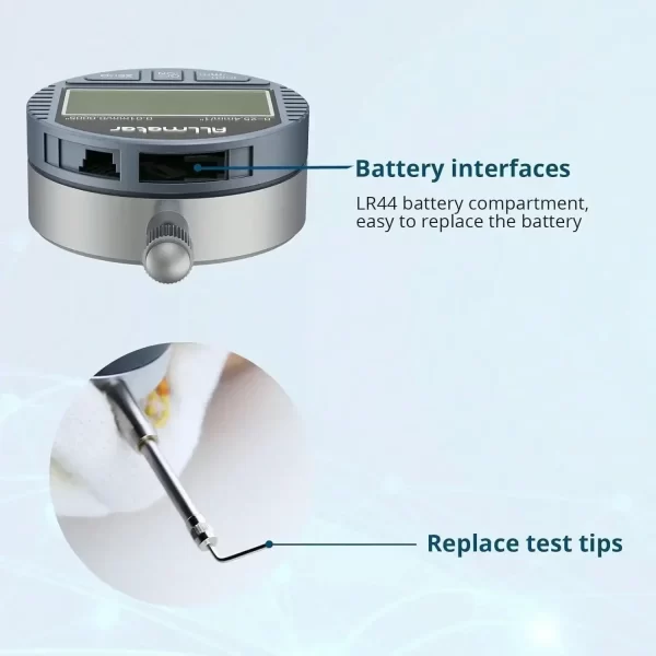 Digital Dial Indicator with Magnetic Base 0-1 Inch/25.4 mm  Conversion Auto Off Featured Measuring Tool With 22pcs Testing Tips - Image 8