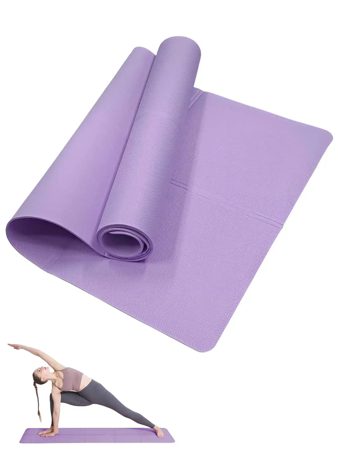Yoga Mat Pilates Fitness Mat 3/4/6mm Thicknes Non Slip Yoga Cushion - Image 7