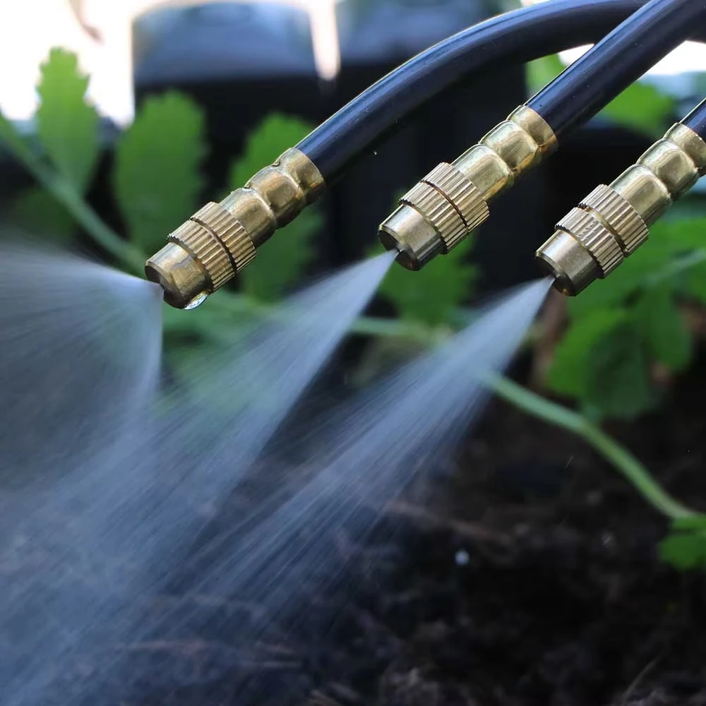 30M-5M DIY Free Bending Universal Sprayer Kit 8mm Hose Patio Misting Cooling System for Garden Plant Fogging - Image 6