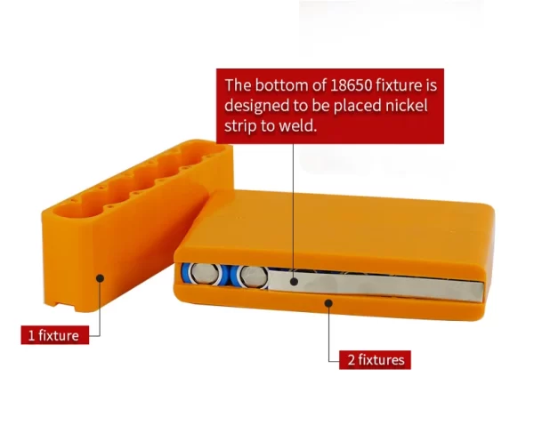 18650Battery Pack Fixture For Spot Welder Single Row Double Sided Spot Welding Plastic Fixed Fixture Battery Pack Soldering Tool - Image 11
