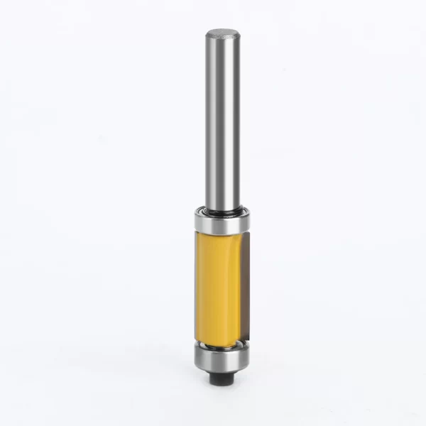 LAVIE 1pcs 8mm Shank Double Bearing Straight 1 inch Trim Router Bit Trimming Knife Milling Cutter Carbide Flush Woodworking - Image 11