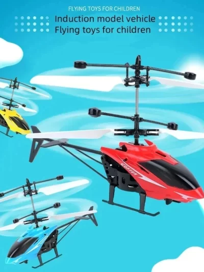 Rechargeable Mini RC Drone Remote Safe Fall-resistant RC Helicopters Drone(No remote control battery)