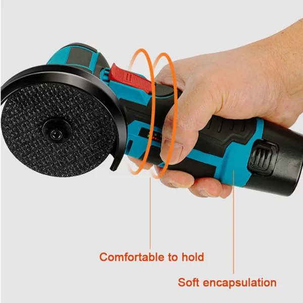 12V Cordless Electric Angle Grinder 19500rpm Lithium Battery Mini Polishing Grinding Machine Diamond Cutting Power Grinder - Image 25