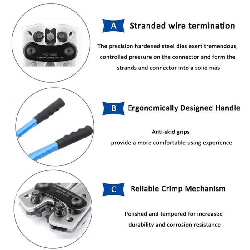 60pcs Assortment Car Auto Copper Ring Terminal Wire Crimp Connector Bare Cable Battery Terminals Soldered Connectors Kit HX-50B - Image 9