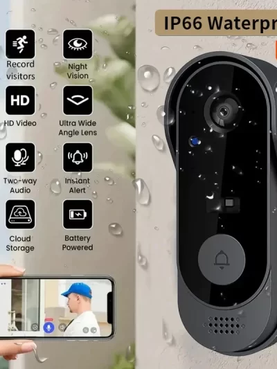 Tuya Doorbell With Camera Wireless Bundle Doorbell Smart Home WIFI HD Outdoor Phone Camera Security Video Intercom Night Vision