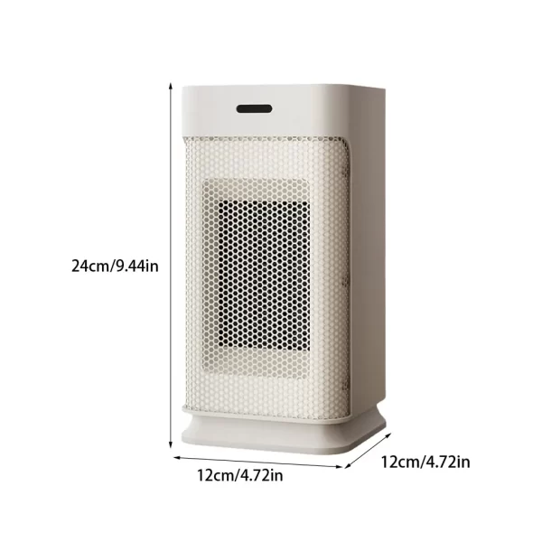 Portable Ceramic Heaters Fan Silent Room Heater with Remote Control Overheat Protection - Image 6